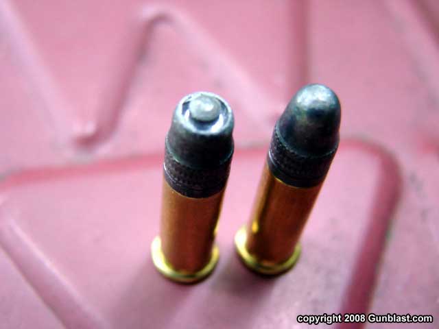 rimfire bullet. cheap bulk .22 ammo into