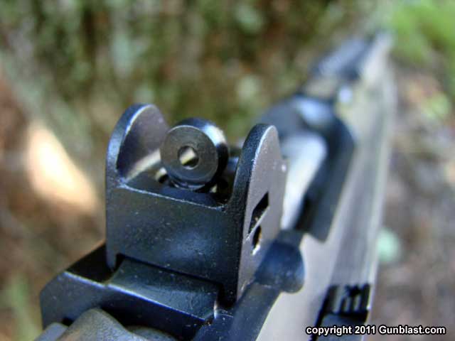 ruger scout rifle gunblast gunsite handed bolt action left rugged sights adjustable