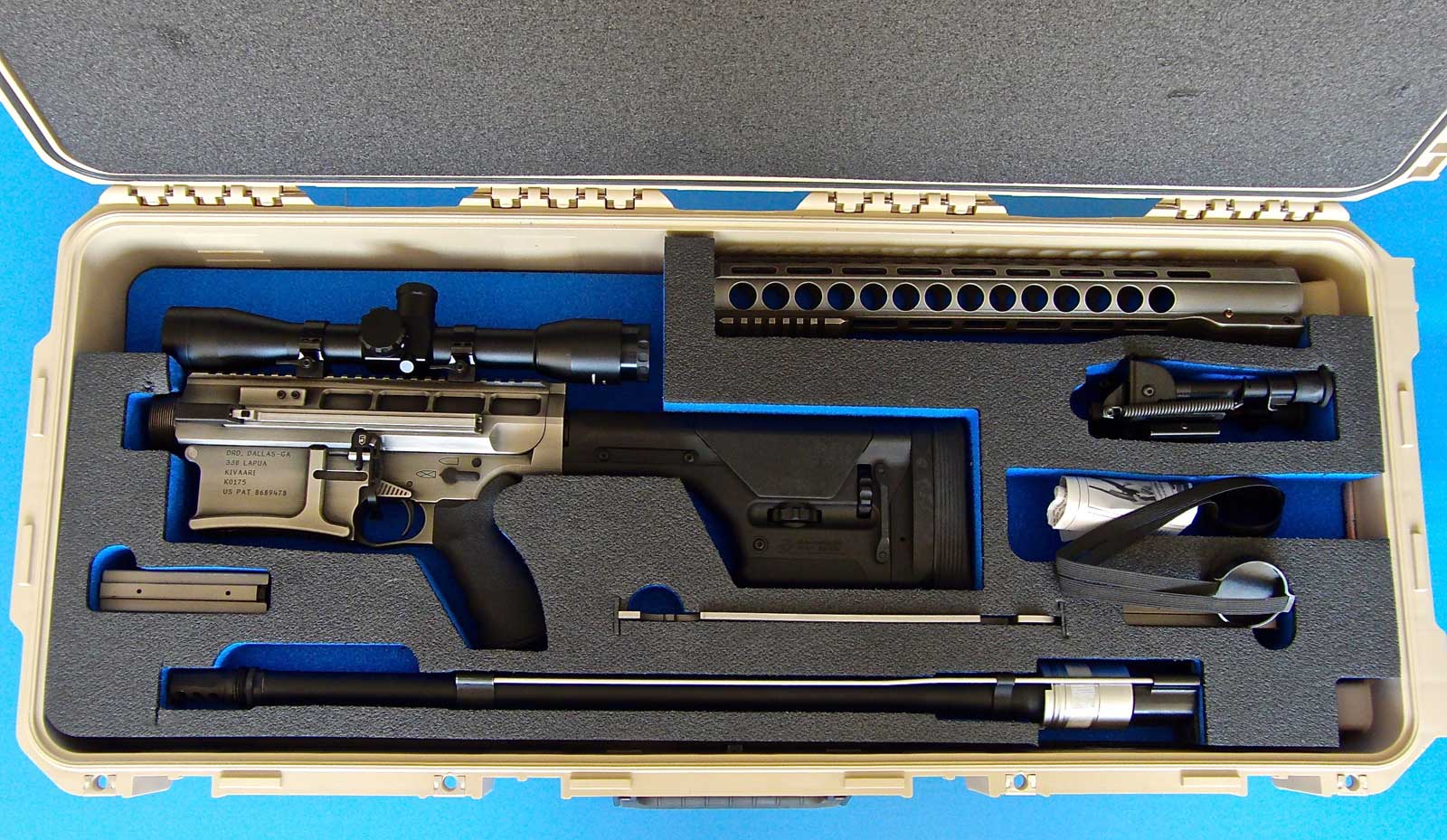 DRD Tactical Kivaari Takedown 338 Lapua Sniping Rifle.