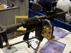 fed belt ar machine rifle nra 2007 lakeside conversion long gunblast