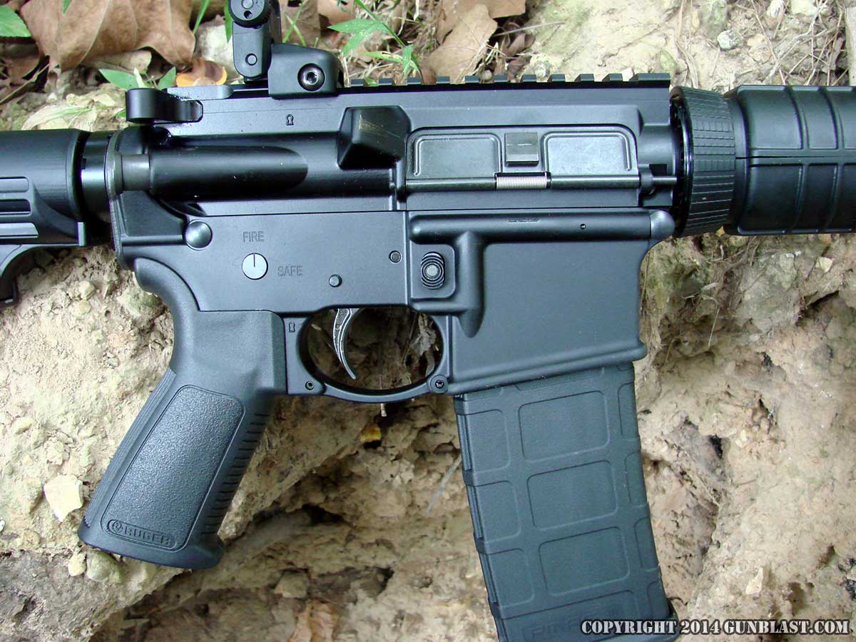 Ruger AR-556 Gas-Impingement 5.56mm Semi-Automatic Rifle.