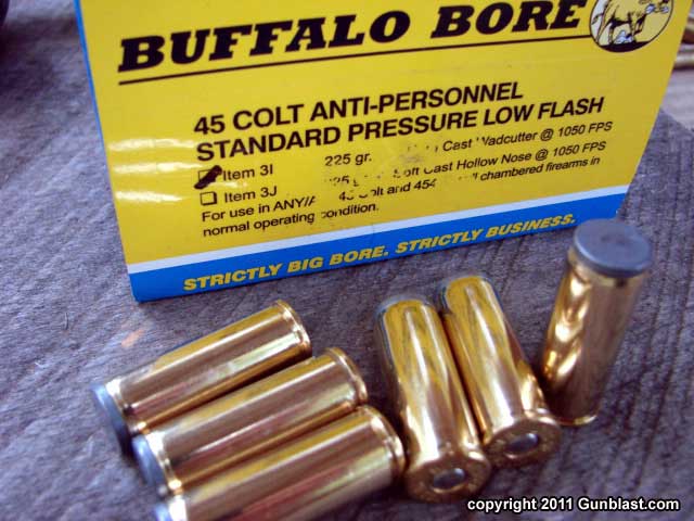 Anti-Personnel load features a full-wadcutter 225-grain cast bullet, and ca...