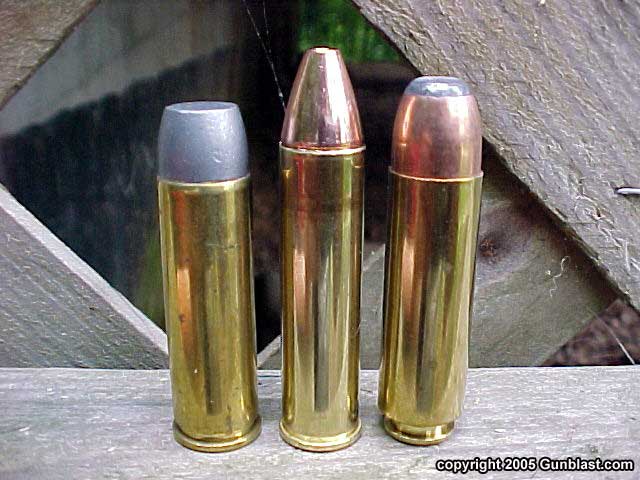 The .460 S&W Magnum is flanked by two other modern behemoth cartridges,...